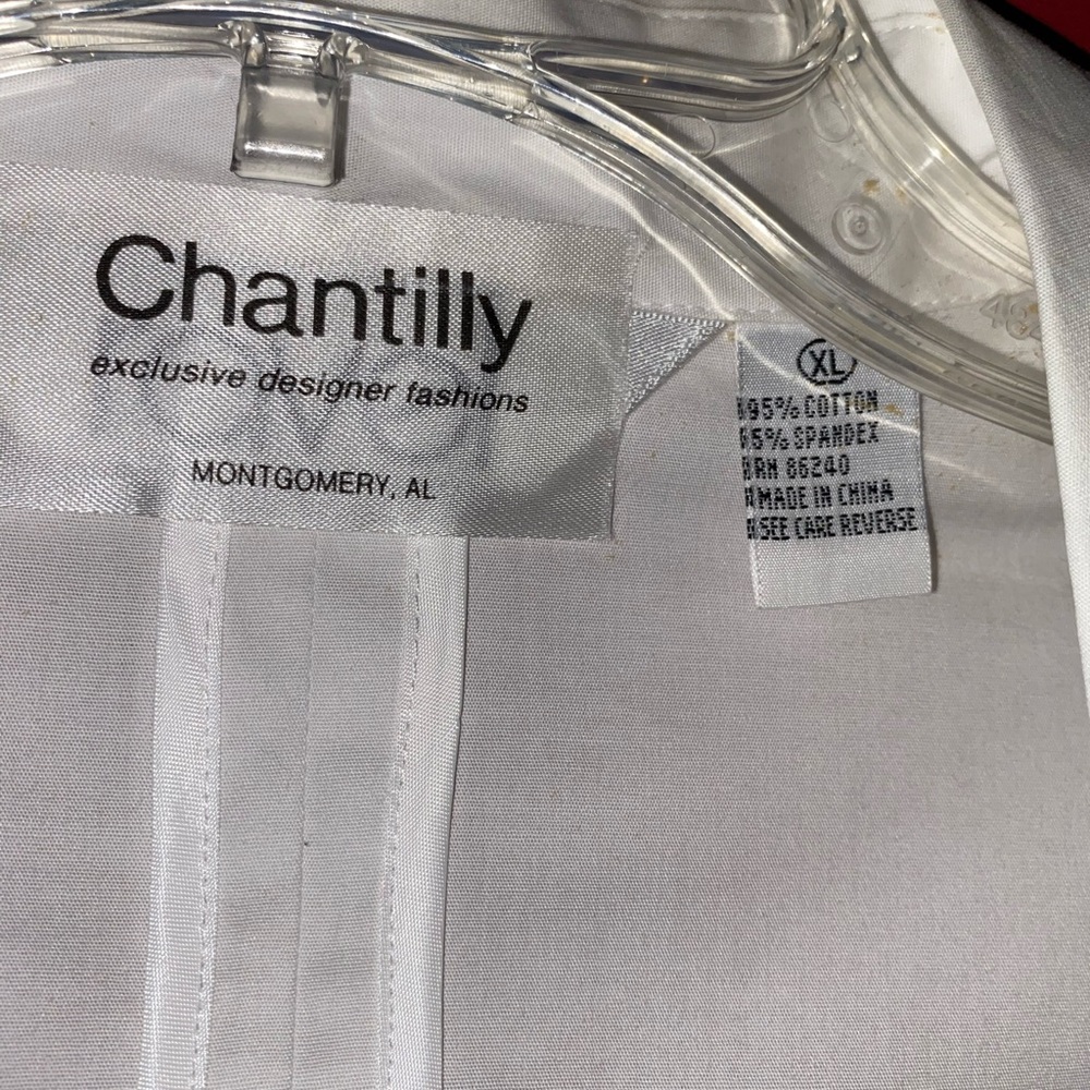 Women's White Cotton Blend Top
